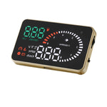 X6 3,5 pollici Auto OBDII / EUOBD HUD Sistema di sicurezza Head Up Display montato sul veicolo, supporto velocità, temperatura dell'acqua, allarme di velocità, consumo di carburante, tensione della batteria, ecc., X6
