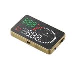 X6 3,5 pollici Auto OBDII / EUOBD HUD Sistema di sicurezza Head Up Display montato sul veicolo, supporto velocità, temperatura dell'acqua, allarme di velocità, consumo di carburante, tensione della batteria, ecc., X6