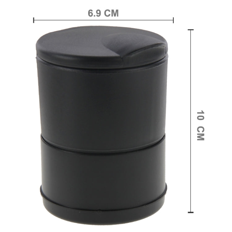 Posacenere per auto portatile, dimensioni: 6,9x6,9x10 cm, Portable Car Ashtray