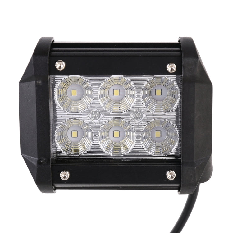 Lampada di ingegneria del proiettore a luce bianca da 18 W 6 LED / Luce per SUV IP67 impermeabile, CC 10-30 V, 6 LED Floodlight