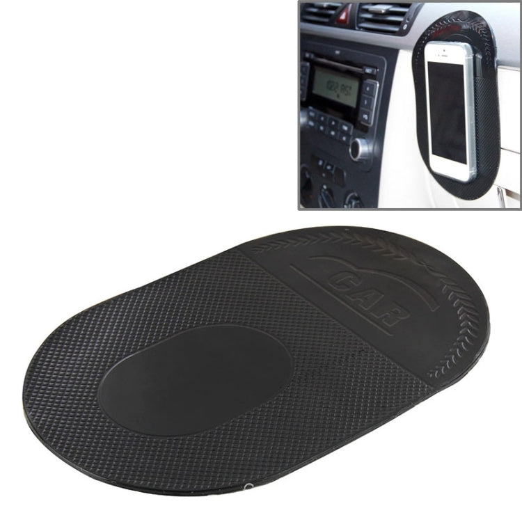 Tappetino adesivo antiscivolo per auto per telefono cellulare/MP3/MP4, dimensioni: 18,2x12x0,2 cm, Anti-Slip Sticky Mat(Black), Anti-Slip Sticky Mat(Transparent)