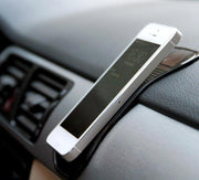 Tappetino adesivo antiscivolo per auto per telefono cellulare/MP3/MP4, dimensioni: 18,2x12x0,2 cm, Anti-Slip Sticky Mat(Black), Anti-Slip Sticky Mat(Transparent)