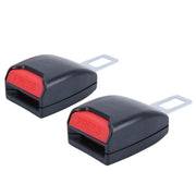 Fibbia di estensione della cintura di sicurezza per auto universale da 2 pezzi, (Black), (Khaki), (Grey)