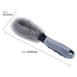 KANEED Car Wheel Tire Rim Scrub Brush Hub Clean Wash Brush Car Truck Moto Bike Washing Cleaning Tool, US Stock Tire Rim Scrub Brush, UK Stock Tire Rim Scrub Brush, Tire Rim Scrub Brush