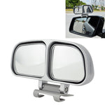 Specchietto per angolo cieco con vista posteriore lato sinistro. Specchietto ausiliario grandangolare regolabile universale, 3R-027L(Black), 3R-027L