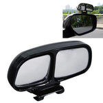 Specchietto per angolo cieco con vista posteriore lato destro. Specchietto ausiliario grandangolare regolabile universale, 3R-028R(Black), 3R-028R