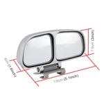 Specchietto per angolo cieco con vista posteriore lato destro. Specchietto ausiliario grandangolare regolabile universale, 3R-028R(Black), 3R-028R