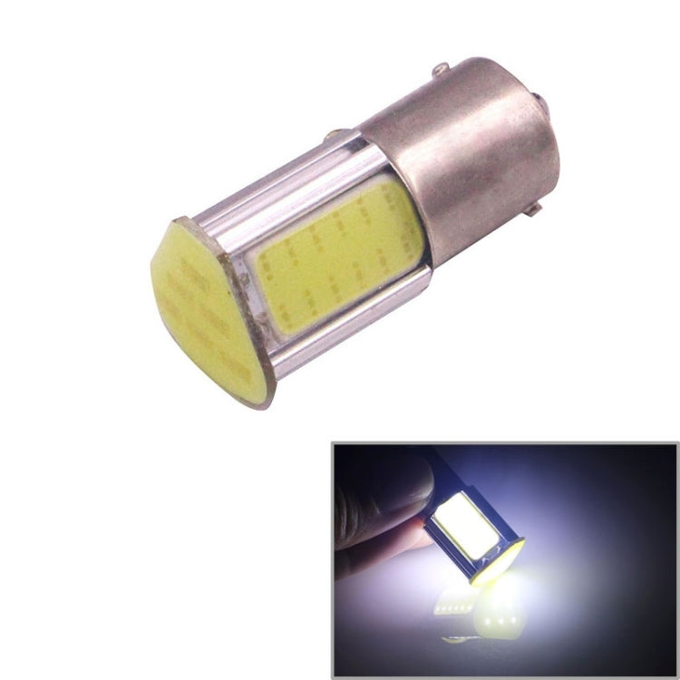1156 4.5W 240LM Luce bianca 4 LED COB Lampadina per luce freno auto, DC 12-24V, 1156