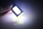 1156 4.5W 240LM Luce bianca 4 LED COB Lampadina per luce freno auto, DC 12-24V, 1156