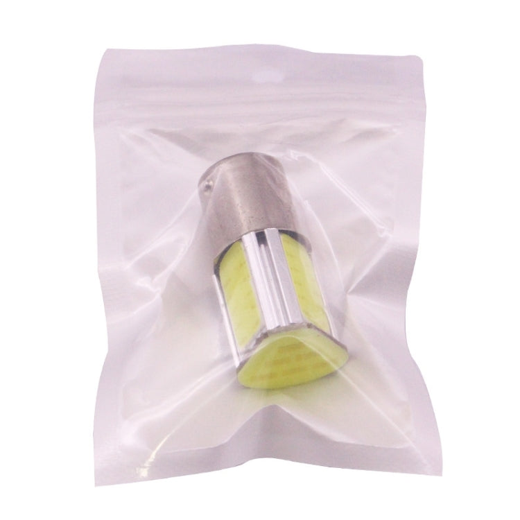 1157 4.5W 240LM Luce bianca 4 LED COB Lampadina per luce freno auto, DC 12-24V, 1157