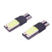 2 pezzi T10 3W 160-180LM 2 LED blu ghiaccio COB LED decodifica lampada luci di ingombro per auto, DC12V, 2 LED COB LEDs, COB LEDs