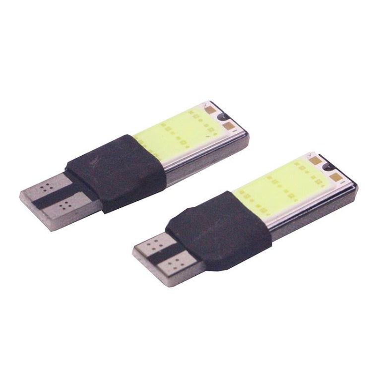 2 pezzi T10 3W 160-180LM 2 LED blu ghiaccio COB LED decodifica lampada luci di ingombro per auto, DC12V, 2 LED COB LEDs, COB LEDs