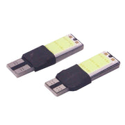 2 pezzi T10 3W 160-180LM 2 LED blu ghiaccio COB LED decodifica lampada luci di ingombro per auto, DC12V, 2 LED COB LEDs, COB LEDs