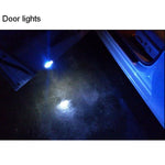 2 pezzi T10 3W 160-180LM 2 LED blu ghiaccio COB LED decodifica lampada luci di ingombro per auto, DC12V, 2 LED COB LEDs, COB LEDs