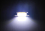 2 PZ 39mm 1.5W 80LM Luce bianca 1 COB LED Luci di lettura targa Lampadina per auto, 39mm