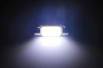 2 PZ 41mm 1.5W 80LM Luce bianca 1 COB LED Luci di lettura targa Lampadina per auto, 41mm