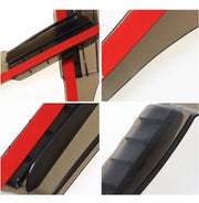 2 pezzi di protezione flessibile per sopracciglia, protezione antipioggia, con apparato di guida del vento per specchietti retrovisori dell'auto, Flexible Shielding Rain Board
