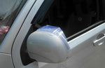 2 pezzi di protezione flessibile per sopracciglia, protezione antipioggia, con apparato di guida del vento per specchietti retrovisori dell'auto, Flexible Shielding Rain Board