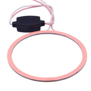 80mm 5W 180LM Angel Eyes Circles Faro per auto COB Luci LED per veicoli, DC 12-24V, 80mm Pink Light, 80mm Green Light, 80mm Red Light