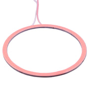 80mm 5W 180LM Angel Eyes Circles Faro per auto COB Luci LED per veicoli, DC 12-24V, 80mm Pink Light, 80mm Green Light, 80mm Red Light