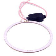 80mm 5W 180LM Angel Eyes Circles Faro per auto COB Luci LED per veicoli, DC 12-24V, 80mm Pink Light, 80mm Green Light, 80mm Red Light