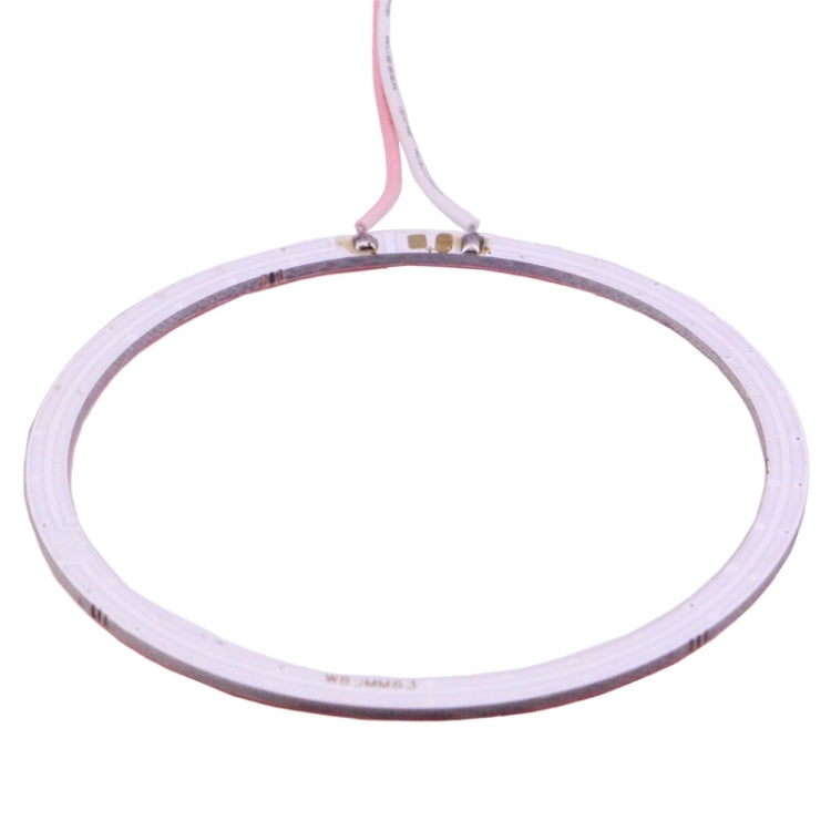 80mm 5W 180LM Angel Eyes Circles Faro per auto COB Luci LED per veicoli, DC 12-24V, 80mm Pink Light, 80mm Green Light, 80mm Red Light