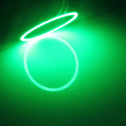 80mm 5W 180LM Angel Eyes Circles Faro per auto COB Luci LED per veicoli, DC 12-24V, 80mm Pink Light, 80mm Green Light, 80mm Red Light