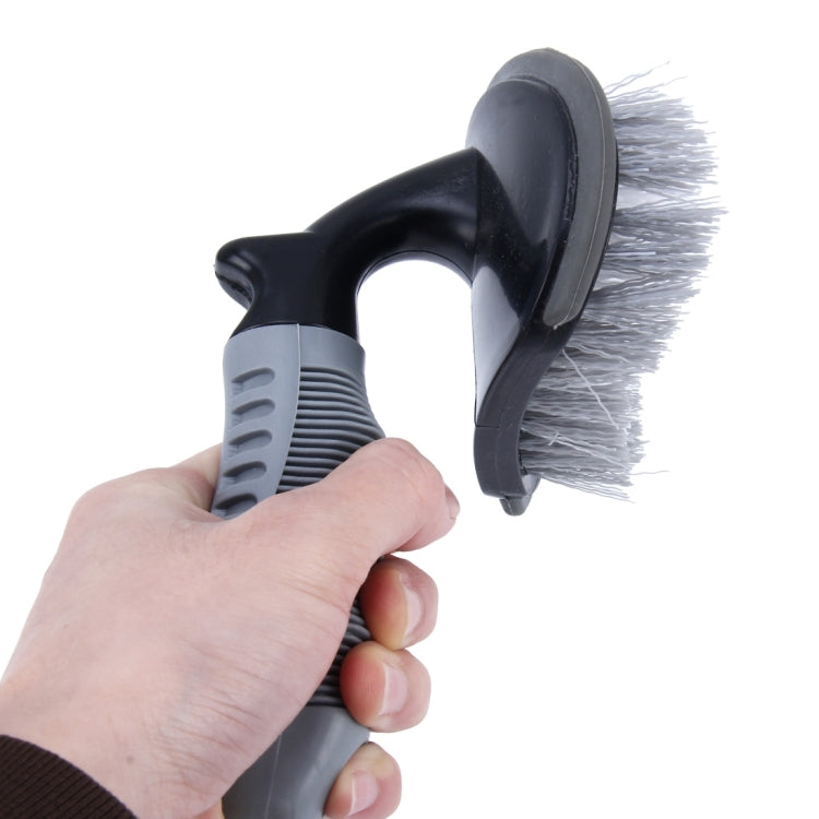 KANEED Strumento per il lavaggio di motociclette per auto Spazzola per pulizia per lavaggio di pneumatici/ruote con manico, Car Wheel Brush, UK Stock Car Wheel Brush, US Stock Car Wheel Brush