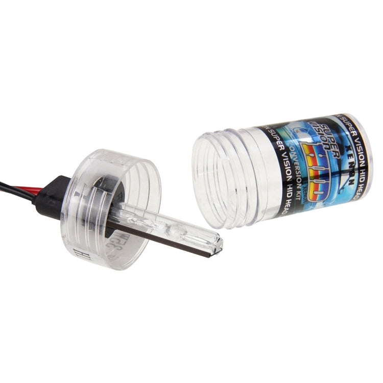 Lampada frontale impermeabile Super Vision DC12V 35W H1 Xenon HID a raggio singolo, temperatura colore: 4300K, confezione da 2, H1