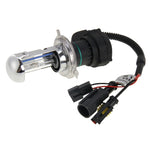 Lampada frontale impermeabile Super Vision a fascio singolo con luce allo xeno HID DC12V 35W 9007/9004-3 con un cavo, temperatura colore: 6000K, confezione da 2, 9007