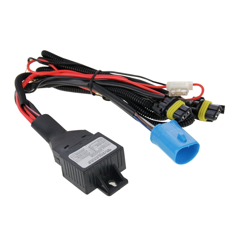 Lampada frontale impermeabile Super Vision a fascio singolo con luce allo xeno HID DC12V 35W 9007/9004-3 con un cavo, temperatura colore: 6000K, confezione da 2, 9007