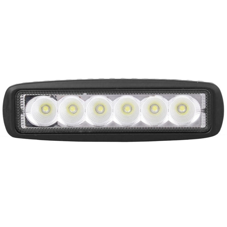 Lampada da lavoro per auto 18W 1440LM Epistar 6 LED Lampada da barra impermeabile IP67, DC 10-30V, DC 10-30V, 1440LM
