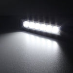 Lampada da lavoro per auto 18W 1440LM Epistar 6 LED Lampada da barra impermeabile IP67, DC 10-30V, DC 10-30V, 1440LM