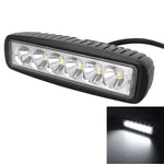 Lampada da lavoro per auto 18W 1440LM Epistar 6 LED Lampada da barra impermeabile IP67, DC 10-30V, DC 10-30V, 1440LM