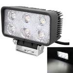 LML-1518 18W 1260-1350LM Epistar 6 LED Bianco 30 gradi Spot Beam LED per auto Impermeabile IP67, DC 10-30V, Spot Light+18W 1350LM