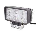 LML-1518 18W 1260-1350LM Epistar 6 LED Bianco 30 gradi Spot Beam LED per auto Impermeabile IP67, DC 10-30V, Spot Light+18W 1350LM