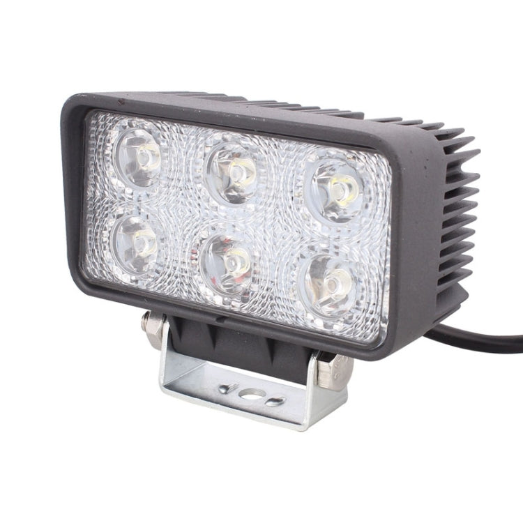 LML-1518 18W 1260-1350LM Epistar 6 LED Bianco 30 gradi Spot Beam LED per auto Impermeabile IP67, DC 10-30V, Spot Light+18W 1350LM