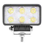 LML-1518 18W 1260-1350LM Epistar 6 LED Bianco 30 gradi Spot Beam LED per auto Impermeabile IP67, DC 10-30V, Spot Light+18W 1350LM