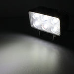 LML-1518 18W 1260-1350LM Epistar 6 LED Bianco 30 gradi Spot Beam LED per auto Impermeabile IP67, DC 10-30V, Spot Light+18W 1350LM