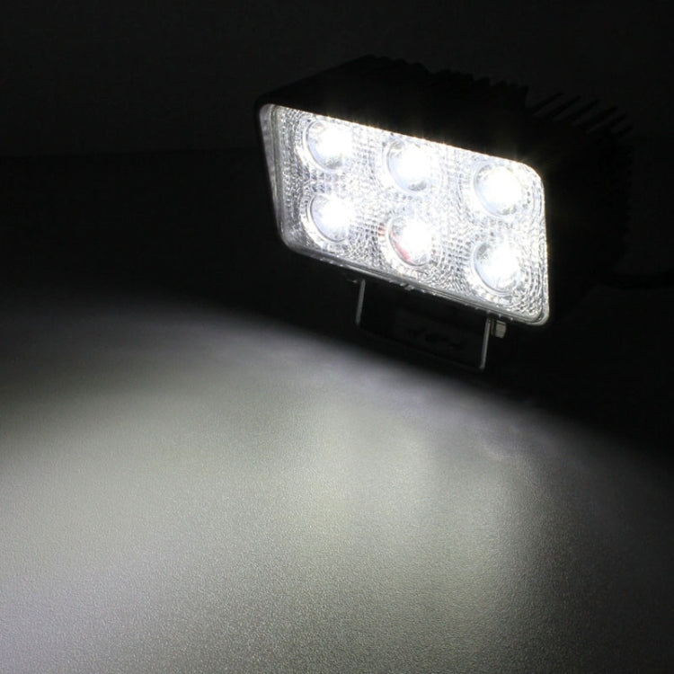 LML-1518 18W 1260-1350LM Epistar 6 LED Bianco 30 gradi Spot Beam LED per auto Impermeabile IP67, DC 10-30V, Spot Light+18W 1350LM