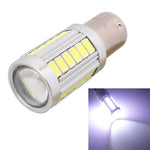 2 PZ 1156 16,5 W 990LM 6500 K Luce bianca 5630 SMD 33 LED Lampadina freno/sterzo per auto, DC12V, 1156