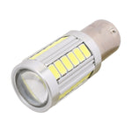 2 PZ 1156 16,5 W 990LM 6500 K Luce bianca 5630 SMD 33 LED Lampadina freno/sterzo per auto, DC12V, 1156