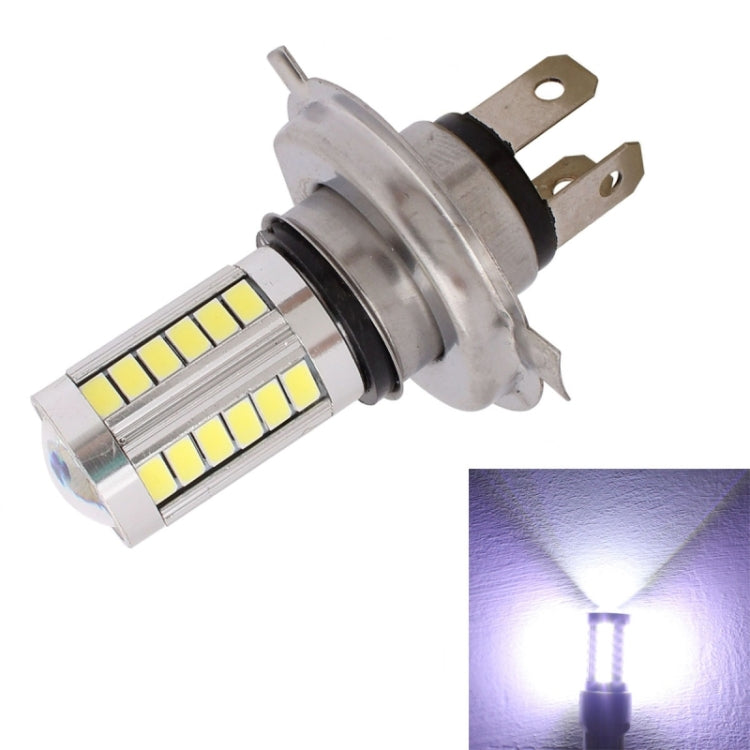 2 PZ H4 16,5W 990LM 6500K Luce bianca 5630 SMD 33 LED Lampadina freno/sterzo per auto, DC12V, H4