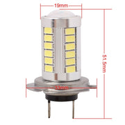 2 PZ H7 16,5 W 990LM 6500 K Luce bianca 5630 SMD 33 LED Lampadina freno/sterzo per auto, DC12V, H7