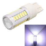 2 PZ T20/7443 16.5W 990LM 6500K Luce bianca 5630 SMD Doppio filo 33 LED Lampadina freno/sterzo per auto, DC12V, T20