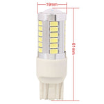 2 PZ T20/7443 16.5W 990LM 6500K Luce bianca 5630 SMD Doppio filo 33 LED Lampadina freno/sterzo per auto, DC12V, T20