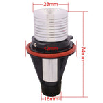 MZ E39 3W 240LM LED super luminoso Angel Eyes Luce di posizione diurna bianca per BMW E39, DC 8-30V, 1 paio, MZ E39