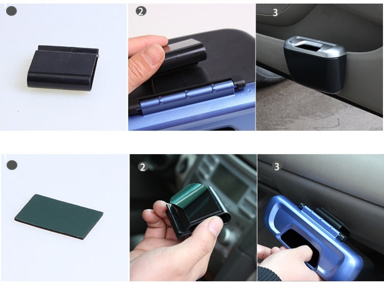 Mini portaoggetti multifunzionale per auto/box per la spazzatura, consegna a colori casuale, Mini Car Storage Box