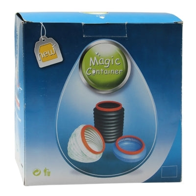 Contenitore pieghevole Magic per auto da 4 litri, dimensioni da piegato: 18 x 18 x 6,5 cm, Size: 18 x 18 x 6.5cm