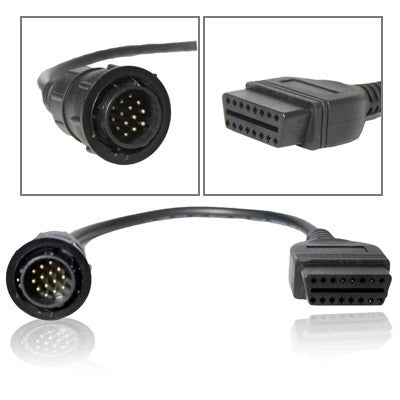 Per Benz OBDII Sprinter da 14 pin a 16 pin adattatore spina diagnostica, 14 Pin to 16 Pin for Benz